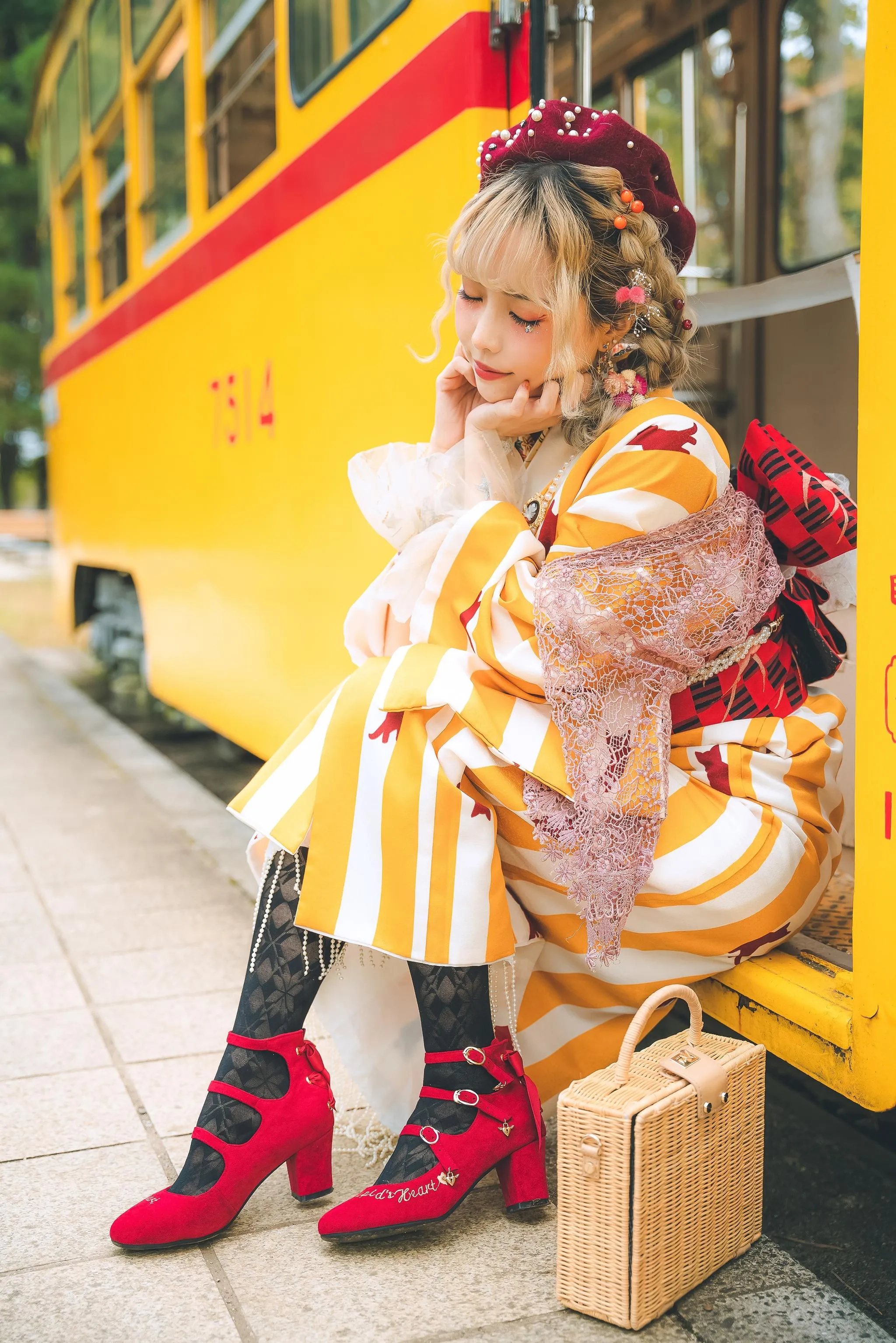 ElyEE子 – NO.90 [2020 Ely Collection] Digital photo set 10套-6 Retro Kimono II [62P]插图1